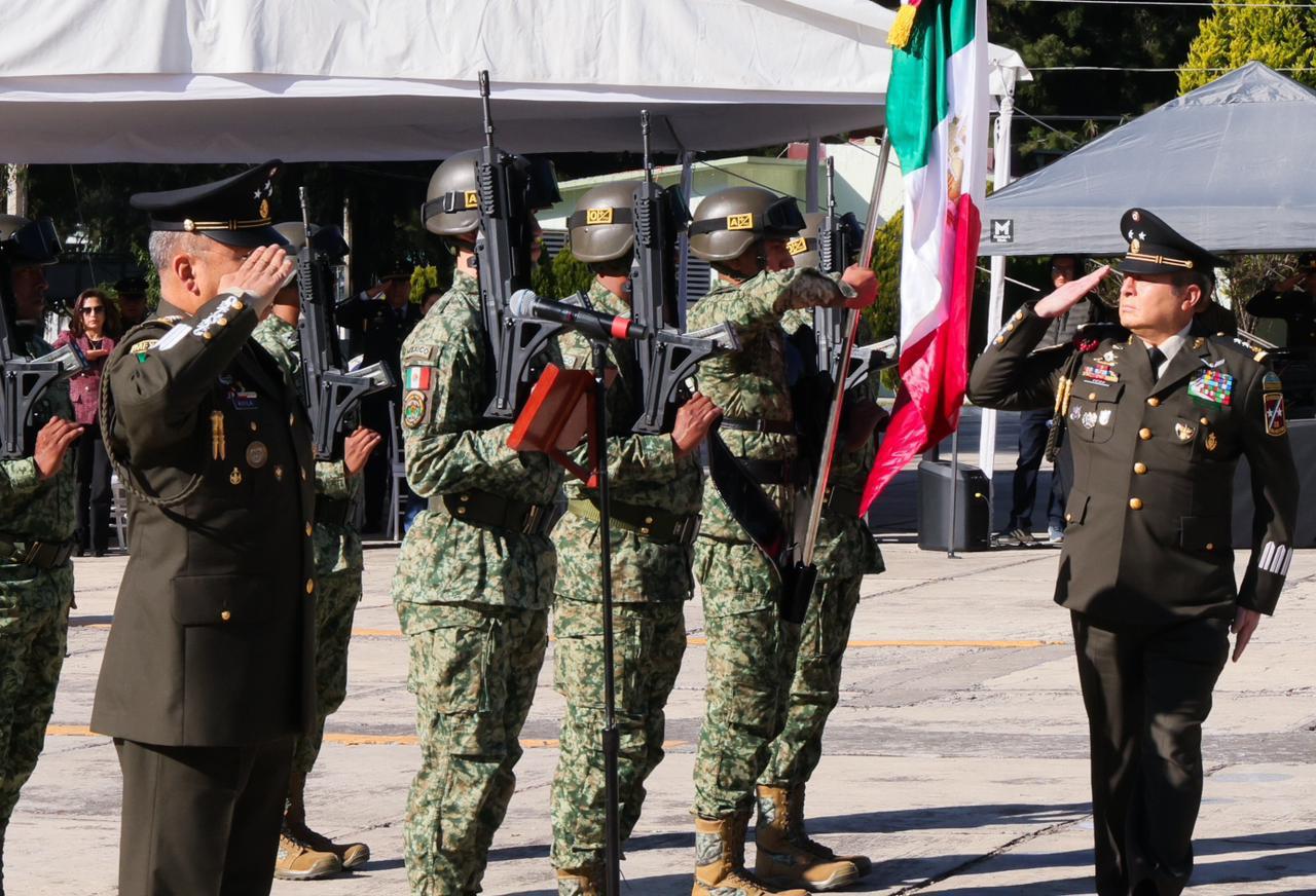 Asume General de Brigada José Mario Vega Hernández titularidad de la 23 Zona Militar en Tlaxcala